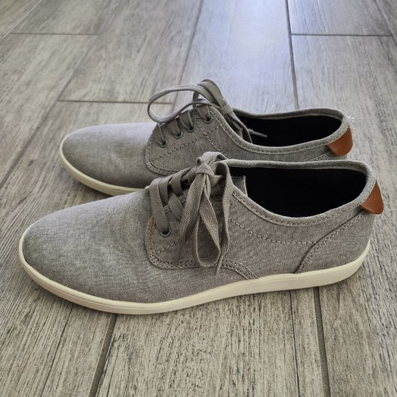 Steve Madden men's grey canvas sneakers size 7.5 - Picture 1 of 13